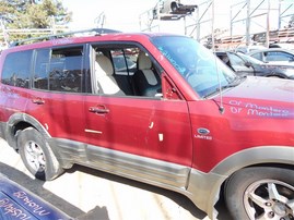 2001 Mitsubishi Montero Limited Burgundy 3.5L AT 4WD #214008